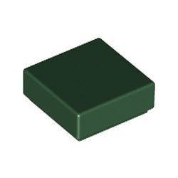 3070b-80 Tegel 1x1 groen, donker NIEUW *1B107