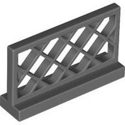 3185-85 Hekwerk 1x4x2 klassiek ruitpatroon grijs, donker (blauwachtig) NIEUW *0D020