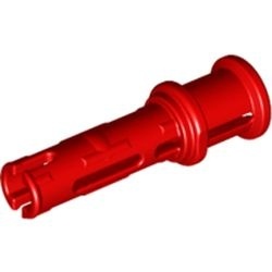32054-5 Technic, Pin Long met Stop Bush rood NIEUW *0B021