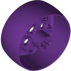 32146-24 Hardplastic wiel solide 30.4x14 paars NIEUW *5W000