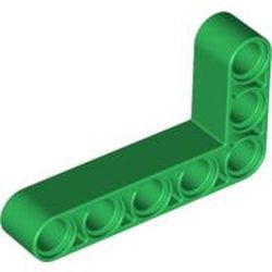 32526-6 Technic, Hefbalk 3x5 L-vorm dik groen NIEUW *1D000