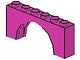 3307-47G Steen, boog 1x6x2 (dikkere top) zie ook 12939) roze, donker gebruikt *1D048