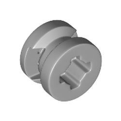 34337-86 Wiel klein (velg) 8x6mm vierkant asgat MET SLEUF grijs, licht (blauwachtig) NIEUW *5W000