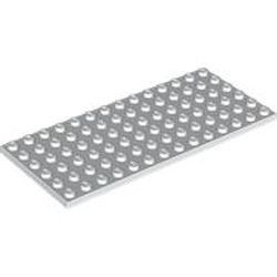 3456-1 Platte plaat 6x14 wit NIEUW *5K0000