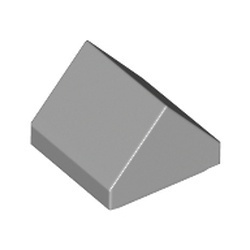 35464-86 Dakpan 1x1x2/3 dubbel lichtblauwgrijs NIEUW *1L412