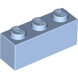 3622-105 Steen 1x3 blauw, lichthelder NIEUW *