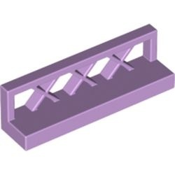 3633-154 Hekwerk 1x4x1 Ruitpatroon laag lavender, licht NIEUW *0D020
