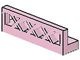 3633-23G Hekwerk 1x4x1 Ruitpatroon laag roze (klassiek) gebruikt *1C024