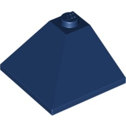 3675-63 Dakpan 33 graden hoek 3x3 BUITENZIJDE blauw, donker NIEUW *1B212