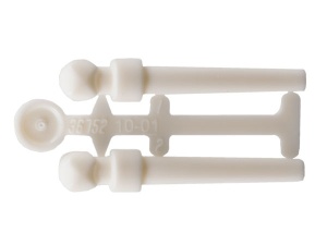 36752-1 2x toverstaf (Harry Potter) wit NIEUW *5C074