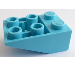 3747-156 Omgekeerde dakpan 33 graden 2x3 blauw, middenazuur NIEUW *1B220