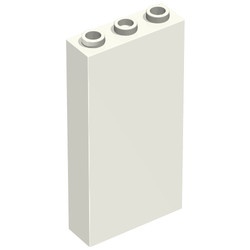 3755-1G Steen 1x3x5 wit gebruikt *1D003