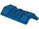 3787-7G Plaat 2x4 met spatbord (boven geknikt) blauw gebruikt *6K05