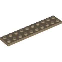 3832-69 Platte plaat 2x10 crème,donker NIEUW *5K700