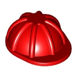 3833-5G Constructiehelm rood gebruikt *0L0000