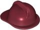 3834-59 Brandweerhelm rood, donker NIEUW *0L0000