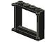 3853-11G Raam 1x4x3 te combineren met 2 panelen 3854, 2 luiken 3856 of glas 3855 zwart gebruikt *1C035 - Img 2