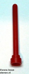 3957-5G Antenne 1x4 noppen hoog rood gebruikt *1E013