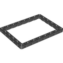 39790-11 Technic Hefbalk 11x15 open midden zwart NIEUW *1D000