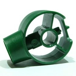 40375-80G Dinosaurus nek/staart ring groen, donker gebruikt *0D000