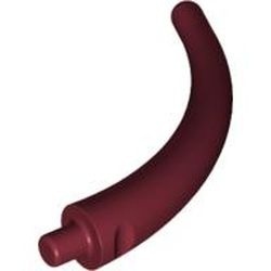 40379-59 Staart - eind rood, donker NIEUW *0D000