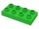 40666-36 DUPLO plaat 2x4 groen, helder NIEUW * - Img 2