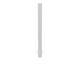 4095-1G Paal lengte 6,6 noppen met stop (Paraplu-stok) wit gebruikt *1E014