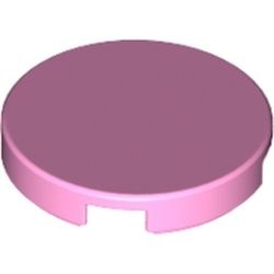 4150-104 Tegel 2x2 rond kruis achterkant ZIE OOK 14769 roze, helder NIEUW *1B145