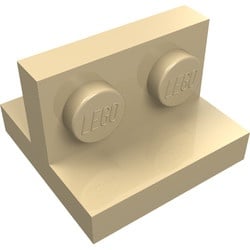 41682-2 Verbindingsplaat 2x2 1x2 in midden crème NIEUW *5A038