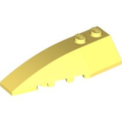 41748-103 Steen, wig 6x2 links geel, lichthelder NIEUW *0L000