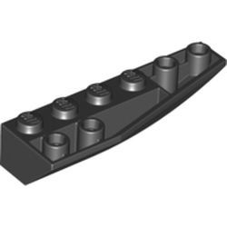 41764-11 Wig 6x2 afgerond omgekeerd rechts zwart NIEUW *4D000