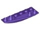 41765-89 Wig 6x2 afgerond omgekeerd links paars, donker NIEUW *4D000