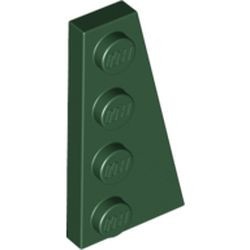 41769-80G Wig plaat 4x2 rechts groen, donker gebruikt *
