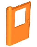 4181-4 Trein, Deur 1x4x5 links oranje NIEUW *