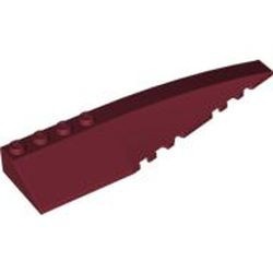 42060-59 Steen, wig 12x3 RECHTS rood, donker NIEUW *5D000
