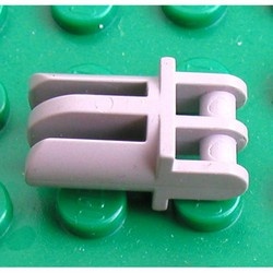 4220-9G Arm recht met drie vingers (grap holder) lichtgrijs (klassiek) gebruikt *5K000