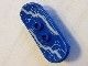 42511pb12-7G Skateboard met witte wielen met zwart en zilver motief blauw NIEUW *0D0000