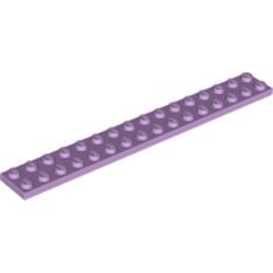 4282-154 Platte plaat 2x16 lavender, licht NIEUW *1K0000