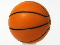 43702pb02-4 Basketbal standaard zwarte lijnen oranje NIEUW *0D001