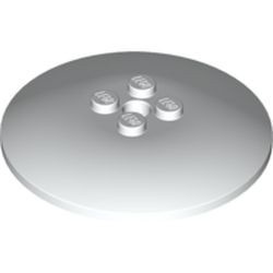 44375b-1 Schotel 6x6 MASSIEVE noppen wit NIEUW *1R024