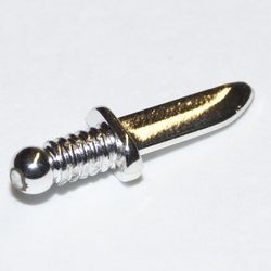 44658a-22 Mes (per stuk) chrome zilver NIEUW *0L0000