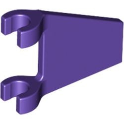 44676-9 Vlag 2x2 trapeze-vormig paars, donker NIEUW *1B057