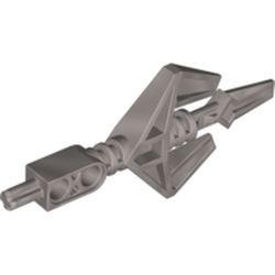 44816-66G Bionicle Wapen Rahkshi Staff of Shattering grijs, lichtparel gebruikt *