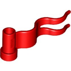 4495-5G Vaandel/wimpel rood gebruikt *1L057