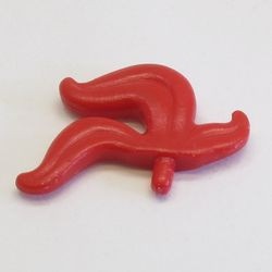 4502b-5G Pluim- 3-voudig rood gebruikt *0L0000