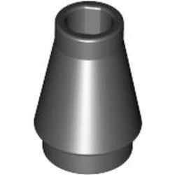 4589-11G Kegel 1x1x1 zwart gebruikt *1B333