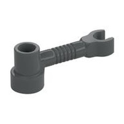 4735-10G Balk 1x3 met clip (robotarm) donker, grijs (klassiek) gebruikt *1E018