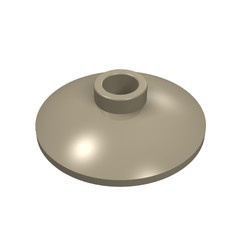 4740-69G Schotel 2x2 crème,donker gebruikt *1L046/47