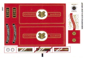 4841stk01 STICKER 4841 Harry Potter- Hogwarts Express (3e editie) NIEUW *0S0000 - Img 2