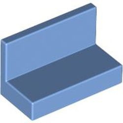 4865-42 Paneel 1x2x1 (bankje) rechte hoeken blauw, midden NIEUW *1B017